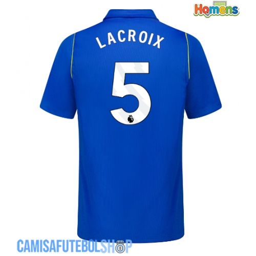 Camisa de time de futebol Chelsea Maxence Lacroix #5 Replicas 1º Equipamento 2026-27 Manga Curta